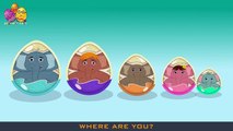 Surprise Eggs Elephant | Surprise Eggs Finger Family | Surprise Eggs Toys