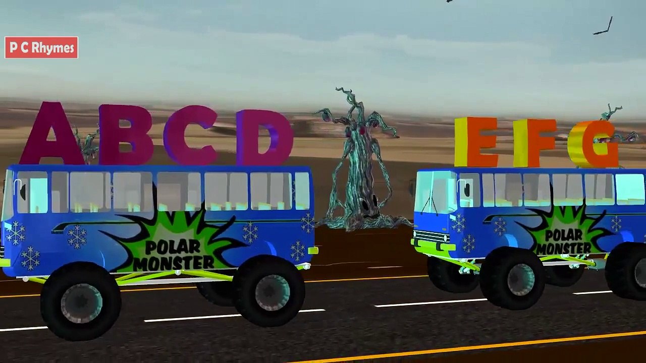 Monster bus abc|Animation Rhymes for children.
