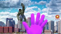 Hulk Vs Gummy Gorilla | Hulk Vs Dinosaur | Hulk Vs Godzilla Finger Family Nursery Rhymes Kids Songs