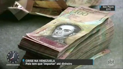 Crise faz Venezuela importar até papel-moeda da Europa