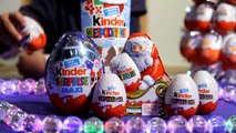 Kinder Surprise Christmas Set 4pack Big Kinder Maxi Egg and Kinder Santa Claus Niespodzianka
