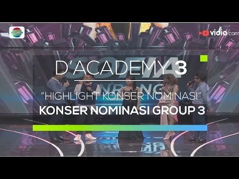 Highlight Dangdut Academy 3 ( Konser Nominasi Group 3)