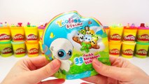 GIANT Shopkins Season 4 Cheeky Cherries Play-Doh Surprise Egg ; Shopkins Yoohoo Furby Rabbids