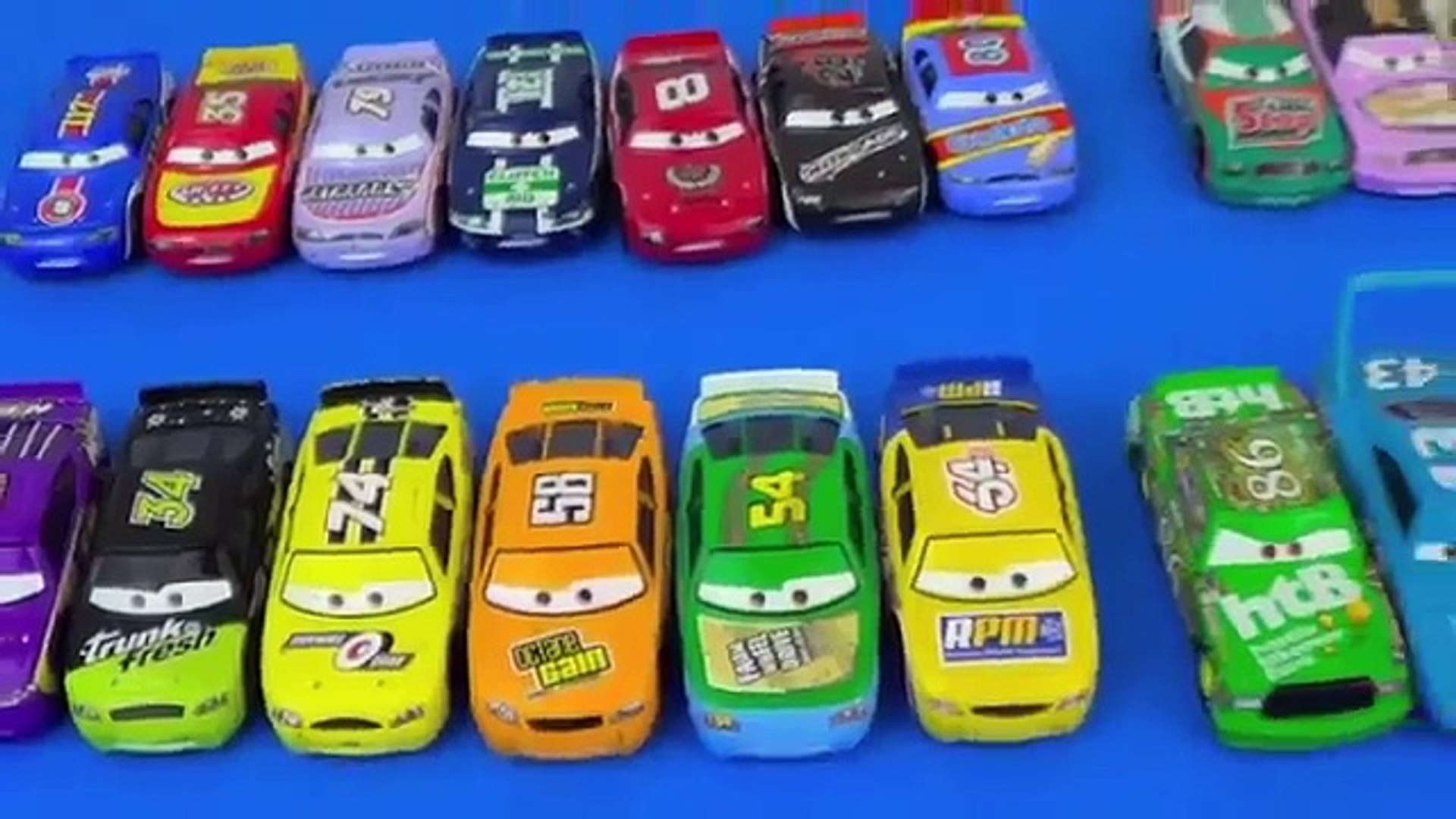 ⁣Our Piston Cars Collection 20 Disney Cars Race Cars from 1st Disney Pixar Cars Movie Diecasts