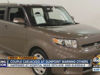 Couple carjacked at gunpoint warning others about their experience