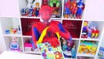 Spiderman Giant Surprise Egg   Play Doh Cars Cube   Avengers Activity Box & Superhero Mashes