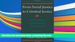 BEST PDF  From Social Justice to Criminal Justice: Poverty and the Administration of Criminal Law
