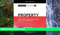 Buy Casenote Legal Briefs Casenote Legal Briefs: Property: Keyed to Cribbet, Findley, Smith, and