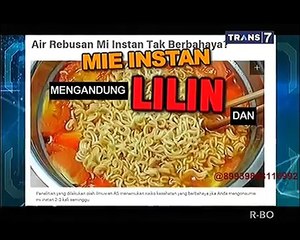 Hoax atau Fakta - Mie Instan Mengandung Lilin & Air Rebusannya Berbahaya [On The Spot]