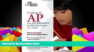 Buy Princeton Review Cracking the AP U.S. Government   Politics Exam, 2011 Edition (College Test