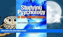 Pre Order Studying Psychology in the United States: Expert Guidance for International Students