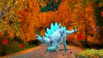 Stegosaurus And Parasaurolophus Finger Family Nursery Rhymes For Children | Dinosaurs Cartoon