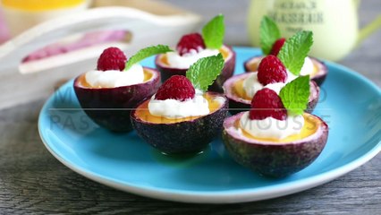 PASSION FRUIT MOUSSE recipe - Cách làm MOUSSE CHANH LEO