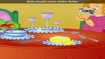 Betty Bought Butter with Lyrics - Nursery Rhyme‬