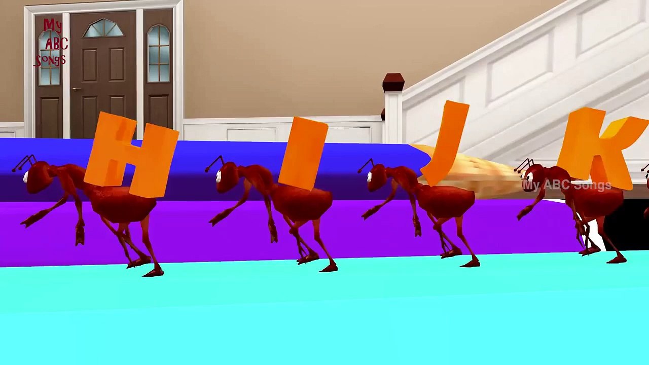ABC Song By Ants | Phonetic Songs Nursery Rhyme For Children | Cartoon | Super Simple Rhymes