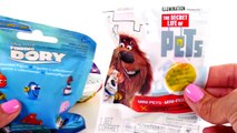 Finding Dory Secret Life of Pets Blind Bags Surprise Toys - Amy Jo DCTC