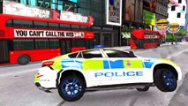 COLORS POLICEMAN SPIDERMAN & COLORS POLICE CARS RHYMES FOR KIDS ANIMATED FOR CHILDREN