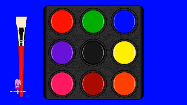Colors for Children to Learn with Color Palette - Colours for Kids to Learn - Kids Learning Videos
