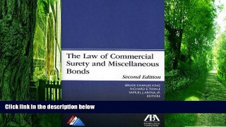 Buy  The Law of Commercial Surety and Miscellaneous Bonds Samuel J., Jr. Arena  Full Book