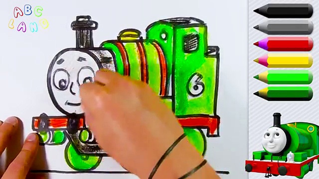 How to Draw Percy the Small Engine ♦ Thomas and Friends ♦ Animated Drawing Tutorial