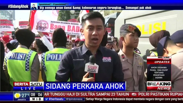 Agenda Sidang Hari Ini Tanggapan JPU atas Eksepsi Ahok