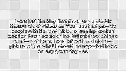 An Average Day in the Life of a Content Creator