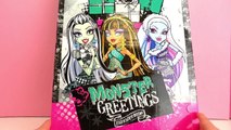 Monster High Adventskalender new - Wir öffnen alle 24 Türen! - mit Schreibwaren und Bastelartikeln