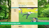 Buy NOW  High Court Case Summaries on Torts (Keyed to Epstein, 9th Edition) West  Book