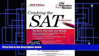 Best Price Cracking the SAT, 2002 Edition (Princeton Review: Cracking the SAT) Adam Robinson On