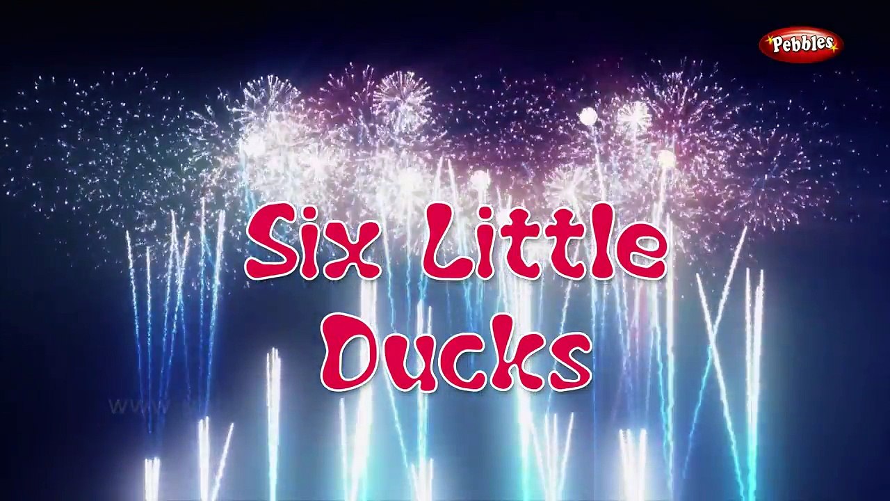 Six Little Ducks Rhyme With Actions | Nursery Rhymes For Kids With Lyrics | Action Song For Children