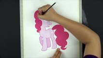 SPEED DRAWING Pinkie Pie - My Little Pony Watercolor Painting
