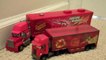Disney Cars Jerry Recycled Batteries Peterbilt Semi Truck Toy Review with Lightning McQueen