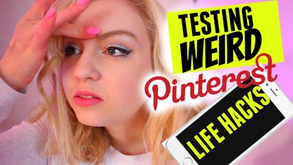 Testing WEIRD Pinterest Life Hacks!