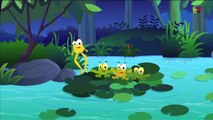 cinco pequeñas ranas rima | canciones de cuna colección | rimas en español para el de los niños