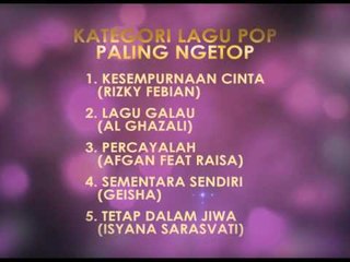 Lagu Pop Paling Ngetop - SMA 2016