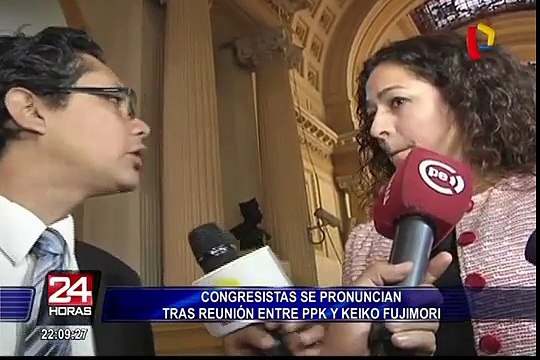 Congresistas se pronuncian tras reunión entre PPK y Keiko Fujimori