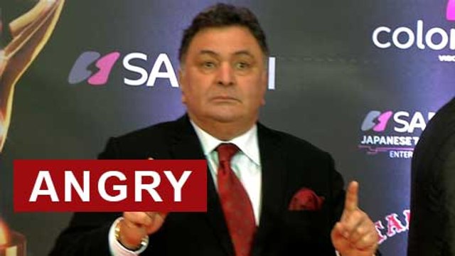Ranbir Kapoor's Father Rishi Kapoor Angry SLAMS Media Sansui Colors Stardust Awards 2016
