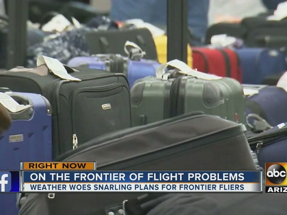 Winter weather leads to travel frustration with Frontier Airlines