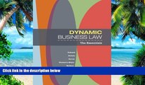 Buy  Dynamic Business Law: The Essentials Nancy Kubasek  Book