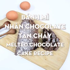Hướng dẫn cách làm Bánh mì nhân chococlate tan chảy - Melted chocolate bread với #Feedy