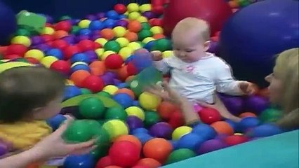Indoor Playground Fun | Ball Pool at the Gymboree | Play with BabyFirst