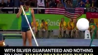 RIO 2016 men's pole vault final lavillenie vs thiago braz