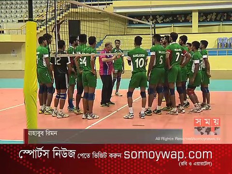 টুর্নামেন্টের মাত্র ৭ দিন আগে শুরু জাতীয় ভলিবল দলের প্রতিযোগিতা