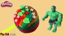 PLAY DOH Ice Cream STAR !! Make Ice Ceream Star Rainbow Playdoh Creative Hulk Toys