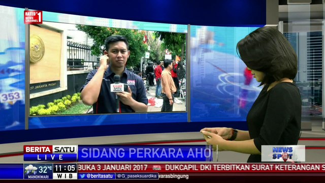 Sidang Kedua Kasus Dugaan Penistaan Agama Berjalan Aman dan Damai