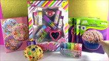 Candy Cookie & Sweet Stuff Haul! Scented Erasers & Markers!Cupcake Lip Gloss!SQUISHY