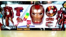 Iron man toys collection, Iron man figure, Super weapon and mask, Avengers superhero #SurpriseEggs4k