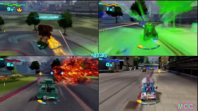 Cars 2 The Video Game TOKYO MATER vs MATER THE GREATER vs MATER IVAN vs MATERHOSEN 4 Player