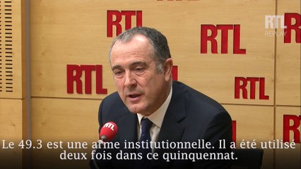 "Le 49.3 est une arme institutionnelle" estime Didier Guillaume