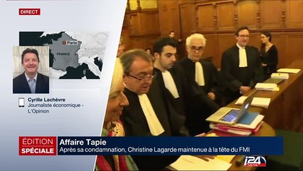 Christine Lagarde ne déposera pas de recours contre sa condamnation